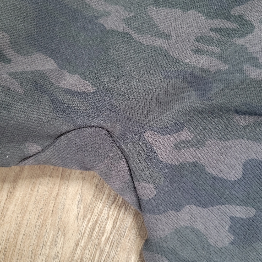 Spanx Look At Me Now Seamless Camouflage Crop High Rise Leggings Camo Shaping M - Picture 10 of 14